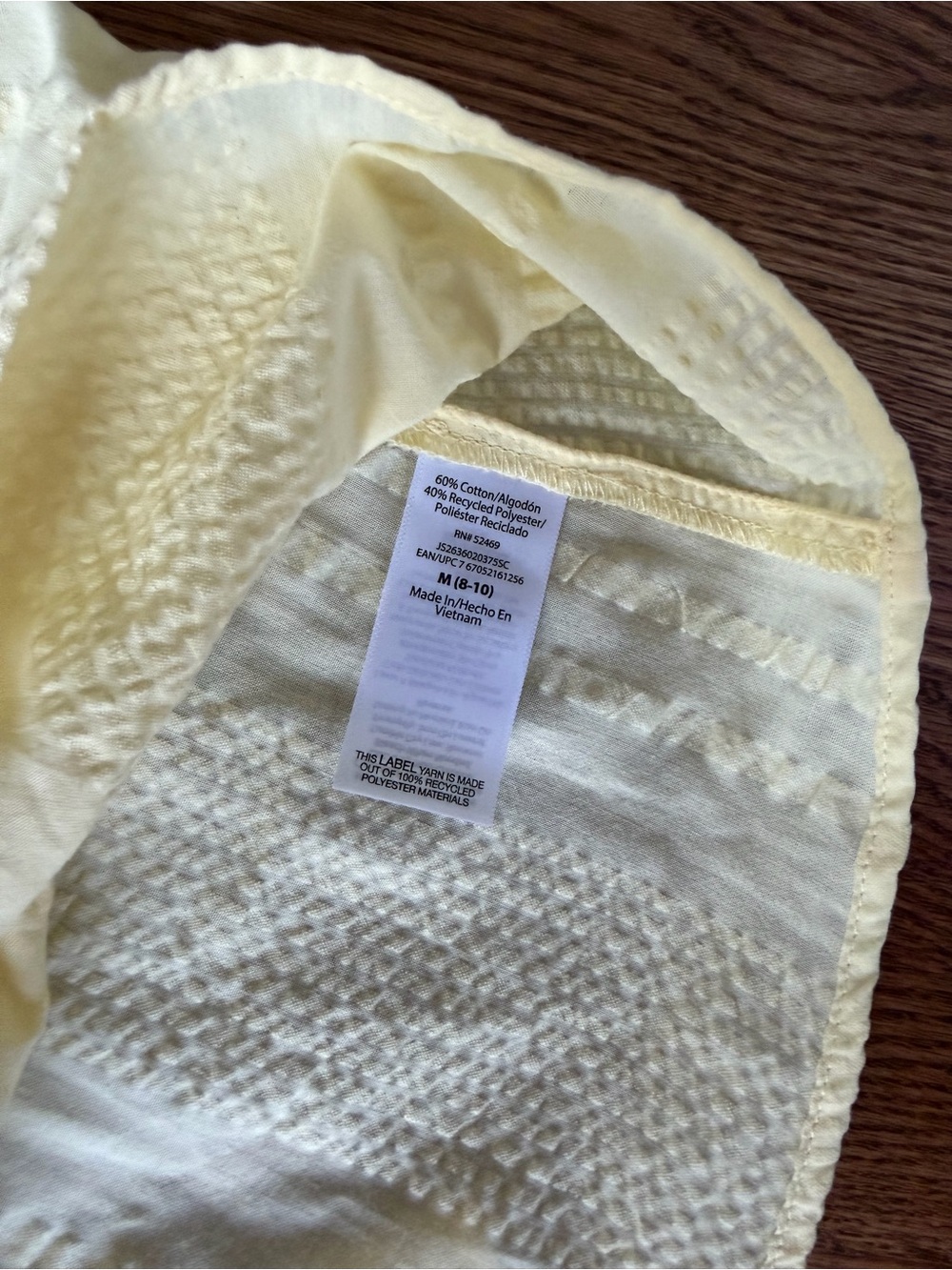 Light Yellow Ruffle Strap Tank Top - Picture 3 of 4